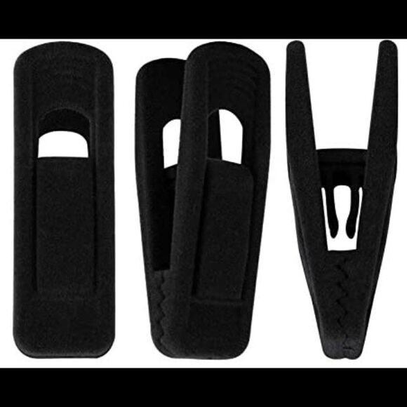 20 piece X2 (total 40 pc) velvet hanger clips. - Picture 2 of 7